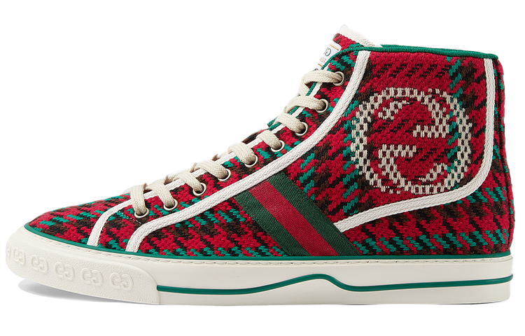 Gucci Tennis 1977 High 'Houndstooth Motif' 644737-2KT30-8262