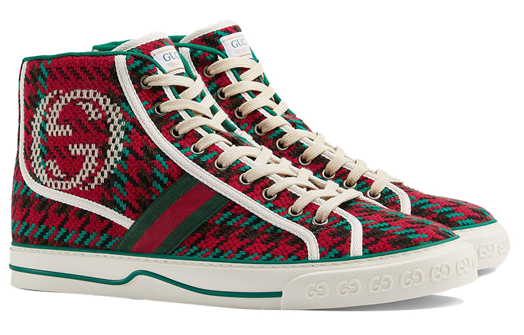 Lookbook Gucci Tennis 1977 High ''Hahnentritt-Motiv'' 644737-2KT30-8262