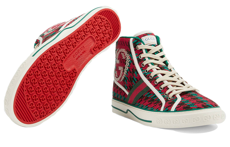 Details for Gucci Tennis 1977 High ''Hahnentritt-Motiv'' 644737-2KT30-8262