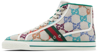 Gucci Tennis 1977 Tinggi 'Pelbagai' 625807-UFT40-8467 Lookbook Gucci Tennis 1977 Tinggi 'Pelbagai' 625807-UFT40-8467