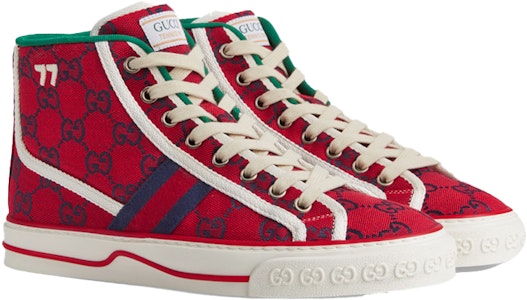 Gucci Tennis 1977 High Top Sneakers 'Merah' 661389-2UZL0-6497 Order Gucci Tennis 1977 High Top Sneakers 'Merah' 661389-2UZL0-6497
