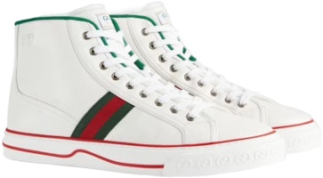 グッチ テニス1977 ハイ (白/緑/赤) 644734-17L20-9071 Order グッチ テニス1977 ハイ (白/緑/赤) 644734-17L20-9071