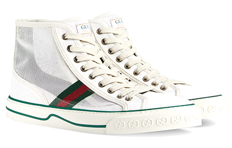 Order Gucci Tennis 1977 High 'White Leather' 663258-2WB10-9070