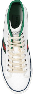 Gucci Tennis 1977 High 'Putih Mini GG' 625807-99WM0-9074 Shop Gucci Tennis 1977 High 'Putih Mini GG' 625807-99WM0-9074