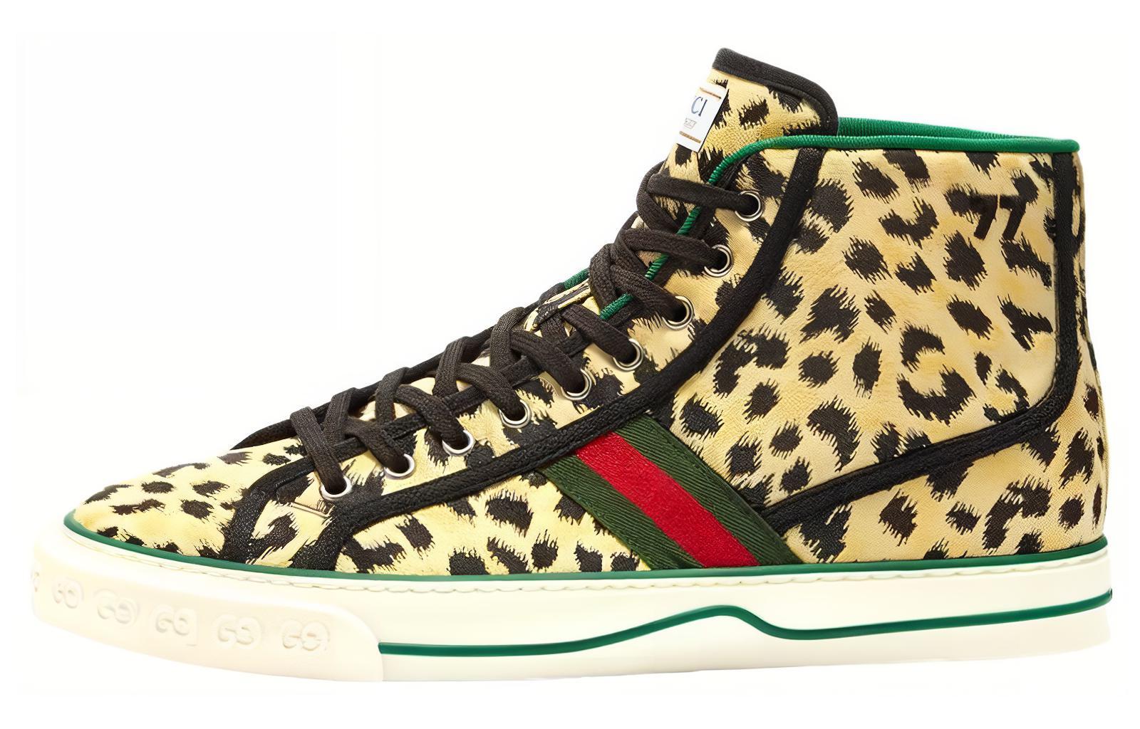 Gucci Tennis 1977 High Top Sneakers 'Yellow Black' 625807-2D310-2070