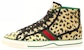 Gucci Tennis 1977 Kasut High Top 'Kuning Hitam' 625807-2D310-2070