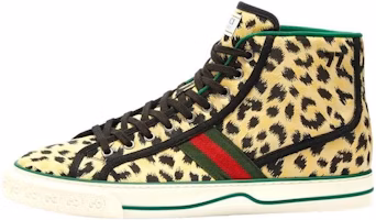 Gucci Tennis 1977 High Top Sneakers 'Yellow Black' 625807-2D310-2070 Gucci Tennis 1977 High Top Sneakers 'Yellow Black' 625807-2D310-2070