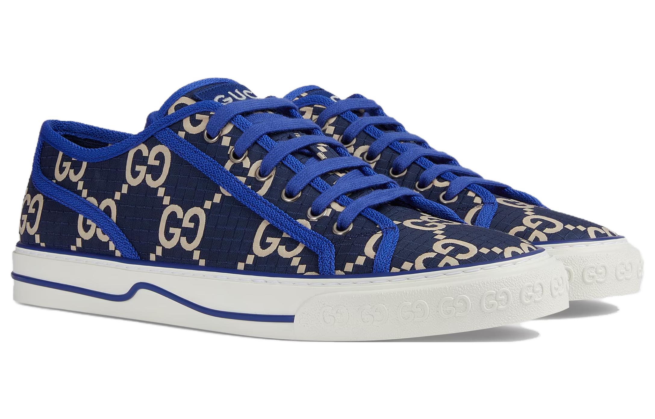 Lookbook Gucci Tennis 1977 Low ''GG Monogram - Blau'' 774286-FACTD-8458