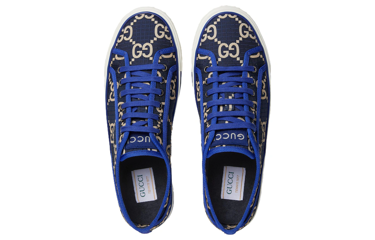 Gucci Tennis 1977 Low 'GG Monogram - Blue'