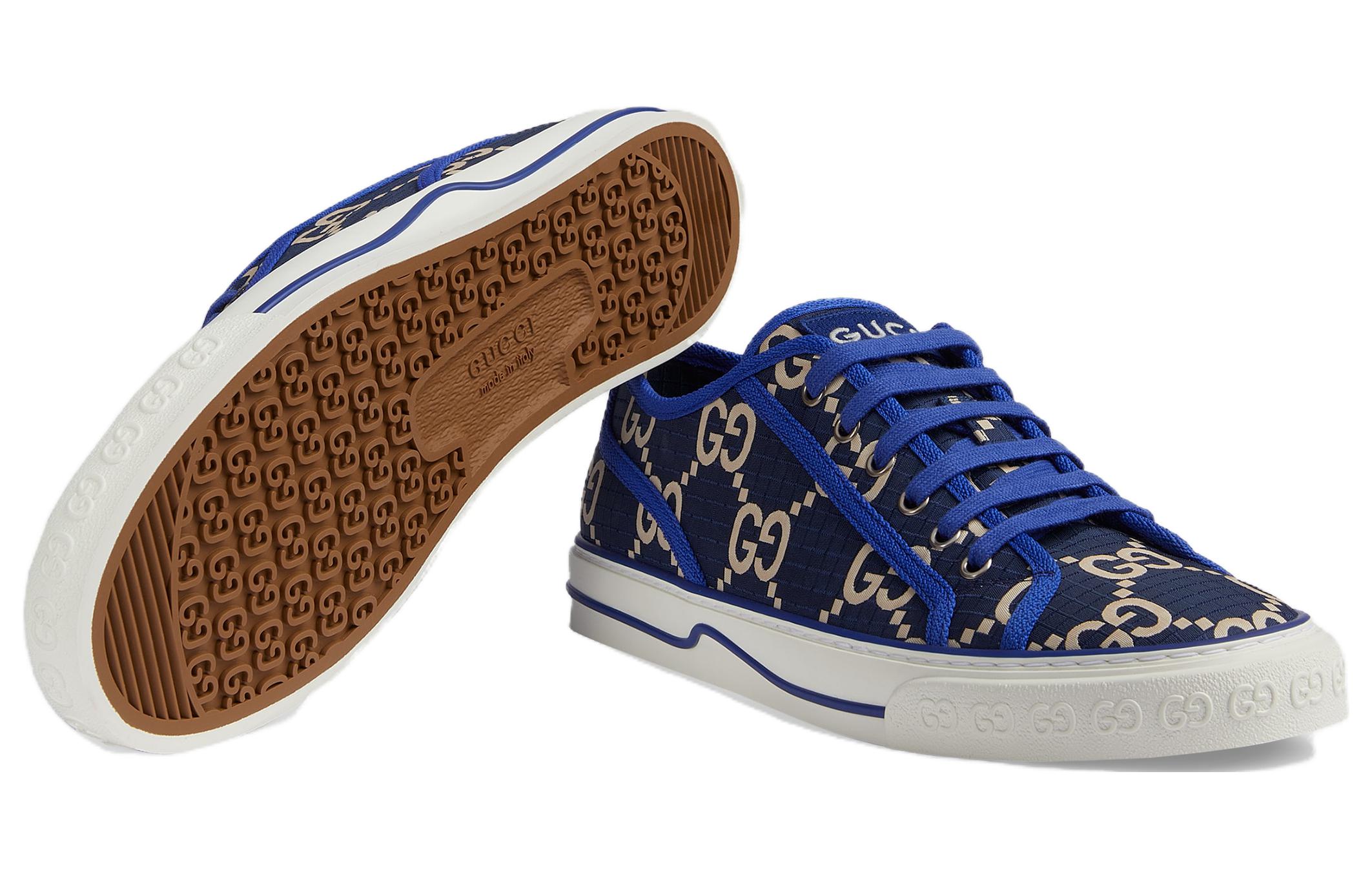 Details for Gucci Tennis 1977 Low ''GG Monogram - Blau'' 774286-FACTD-8458
