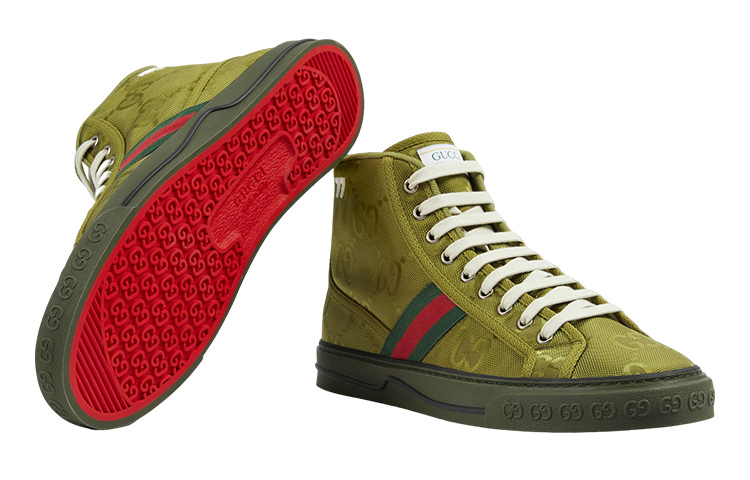 Shop Gucci Tennis 1977 Low 'Green' 731999-H9H80-3342