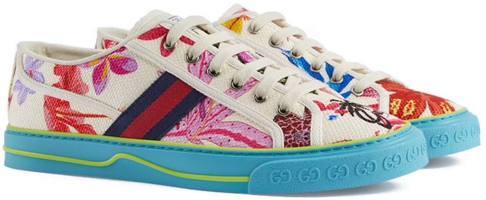 Gucci Tennis 1977 Rendah 'Putih Biru Merah' 703554-U5G10-9260 Order Gucci Tennis 1977 Rendah 'Putih Biru Merah' 703554-U5G10-9260