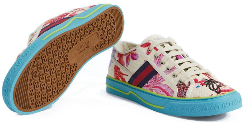 Gucci Tennis 1977 Rendah 'Putih Biru Merah' 703554-U5G10-9260 Shop Gucci Tennis 1977 Rendah 'Putih Biru Merah' 703554-U5G10-9260