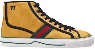 Order GUCCI 古奇 Tennis 1977 Off The Grid系列 透氣耐磨防滑 高筒休閒板鞋 黃