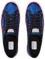 古驰Tennis 1977 Off the Grid低帮蓝色款 628709-H9H70-4262 Lookbook 古驰Tennis 1977 Off the Grid低帮蓝色款 628709-H9H70-4262