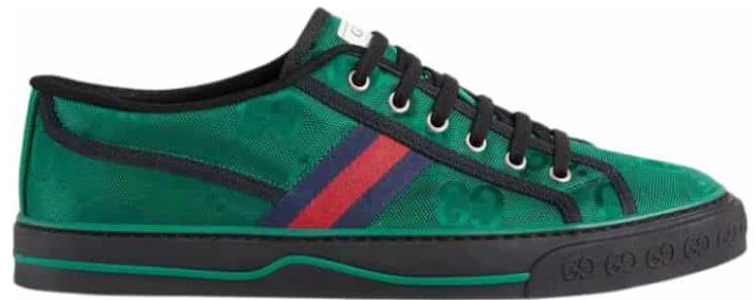 Lookbook GUCCI 古馳 Off The Grid GG尼龍低筒綁帶板鞋 綠色