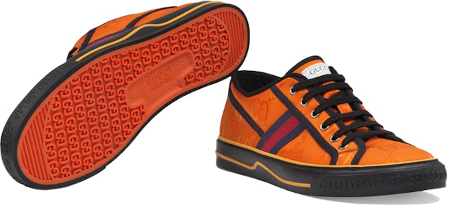 グッチ テニス1977 オフグリッド オレンジ (Gucci Tenisu 1977 Ofugurido Orenji) 628709-H9H70-7572 Details for グッチ テニス1977 オフグリッド オレンジ (Gucci Tenisu 1977 Ofugurido Orenji) 628709-H9H70-7572