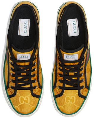グッチ テニス1977 イエロー (Gucci Tennis 1977 Yellow) 628709-H9H70-7665 Shop グッチ テニス1977 イエロー (Gucci Tennis 1977 Yellow) 628709-H9H70-7665