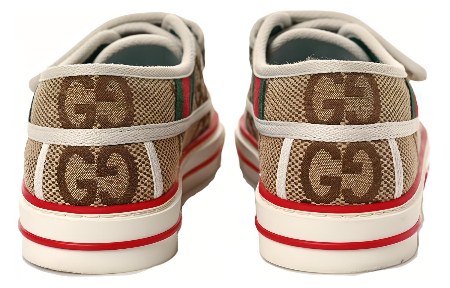 Shop GUCCI古馳 Tennis 1977 低幫 時尚板鞋 男款 烏木色