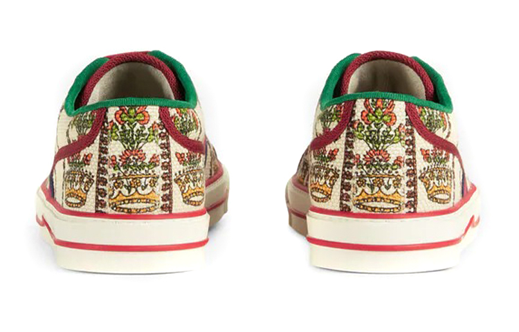 Gucci Tennis 1977 Shoes 'White Red Green' 圖 4