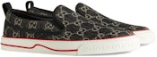 Lookbook Gucci Tennis 1977 Slip-On GG 'Hitam' 643489-UN360-1294