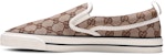 Gucci Tennis 1977 Slip-On 'Beige Ebony' Bewarna Klasik 643489-2HK30-9761