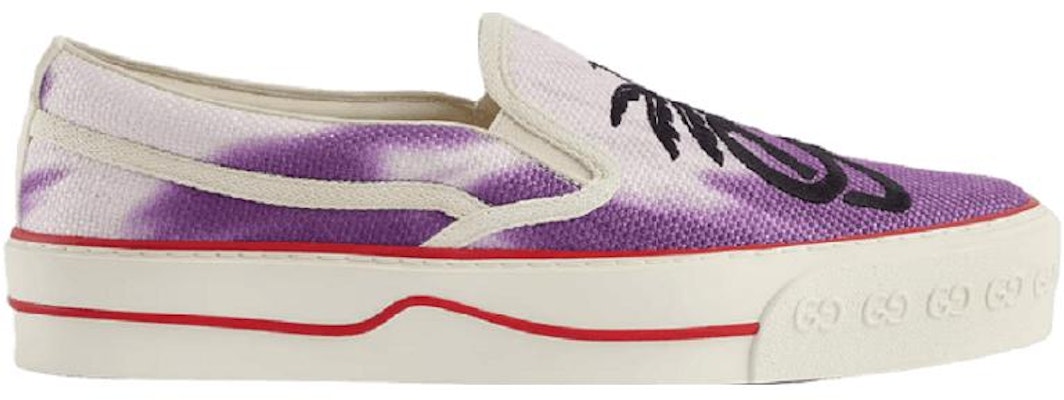 Gucci Tennis 1977 Slip-On 'White Purple' 703553-U5H10-5560 Order Gucci Tennis 1977 Slip-On 'White Purple' 703553-U5H10-5560