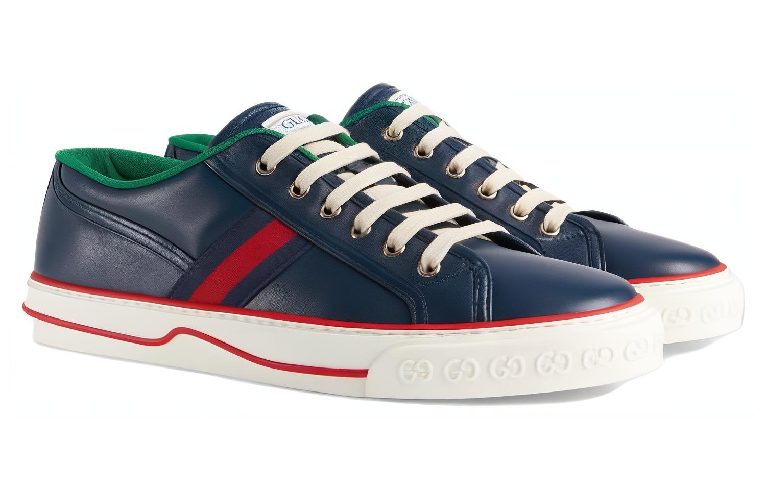 Lookbook グッチ テニス1977 ネイビー (Gucci Tenisu 1977 Nebī) 643485-17L10-4173