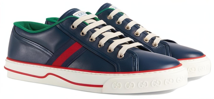 グッチ テニス1977 ネイビー (Gucci Tenisu 1977 Nebī) 643485-17L10-4173 Lookbook グッチ テニス1977 ネイビー (Gucci Tenisu 1977 Nebī) 643485-17L10-4173