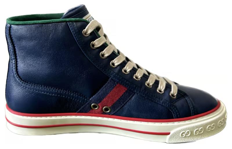 Order 古驰 1977 海军蓝 网球鞋 644734-17L20-4174