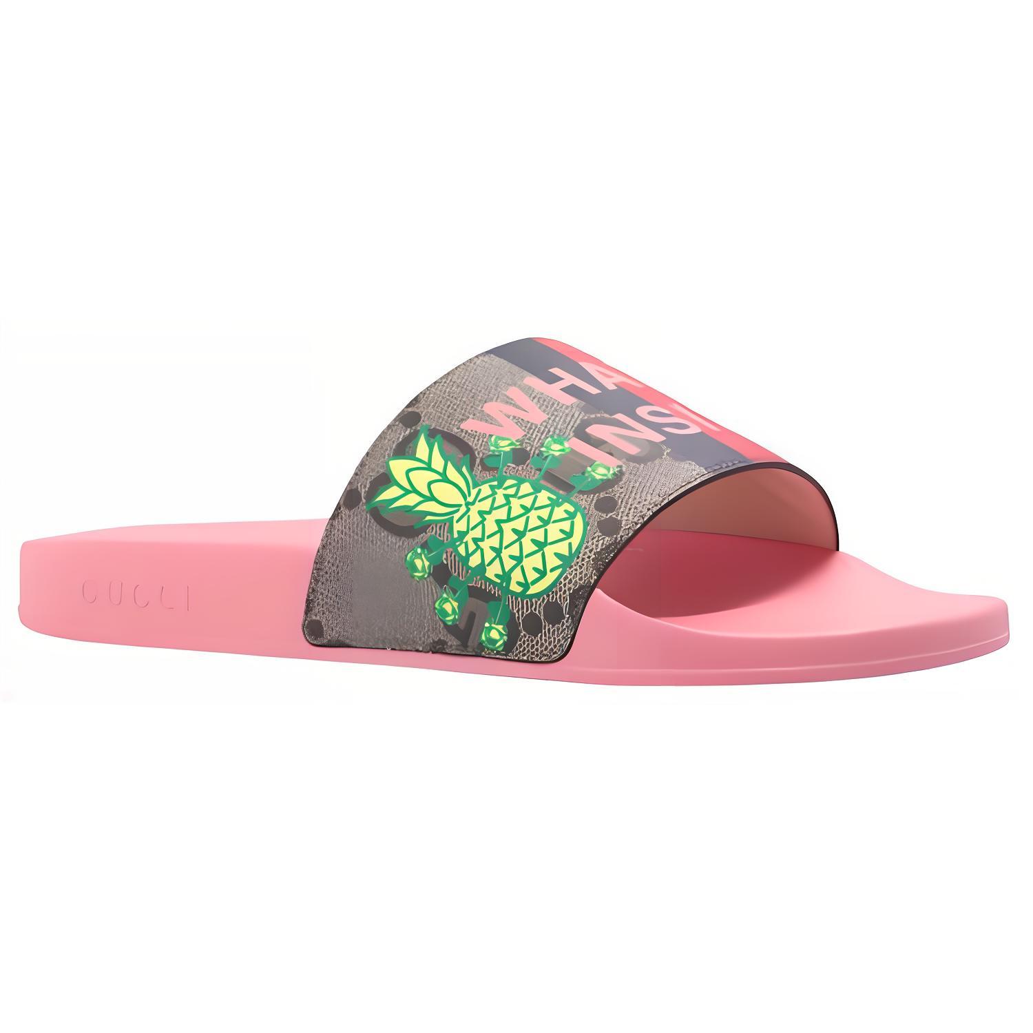 Gucci Thong Sandals 'Pink Pineapple' 圖 3