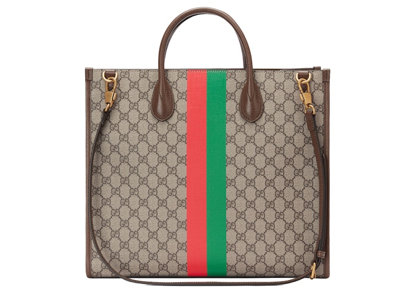 Order Gucci虎头双G中号托特包 米色/乌木色
