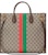 Gucci Tiger GG Medium Tote Bag Beige/Ebony