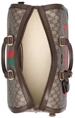 Gucci Tiger GG Small Duffle Bag Beige/Ebony Lookbook Gucci Tiger GG Small Duffle Bag Beige/Ebony