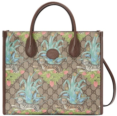 Gucci Tiger GG Small Tote Bag Beige/Ebony Buy Gucci Tiger GG Small Tote Bag Beige/Ebony