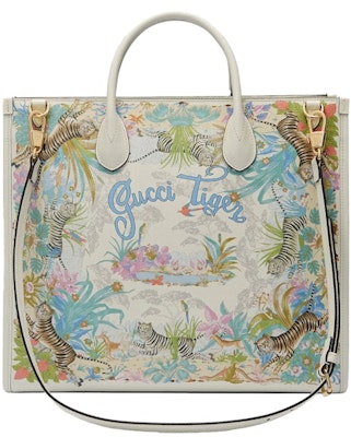 Gucci Tiger Medium Tote Bag Off White Order Gucci Tiger Medium Tote Bag Off White