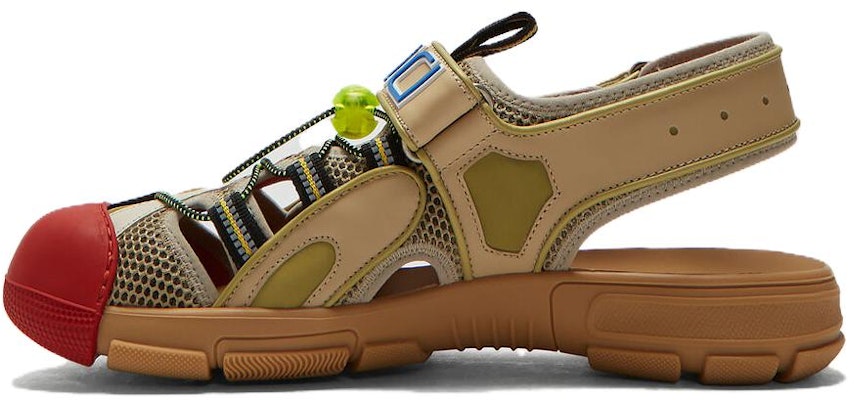 Gucci Tinsel Sports Sandals 'Black Gold' 564297-98D30-8485 Buy Gucci Tinsel Sports Sandals 'Black Gold' 564297-98D30-8485