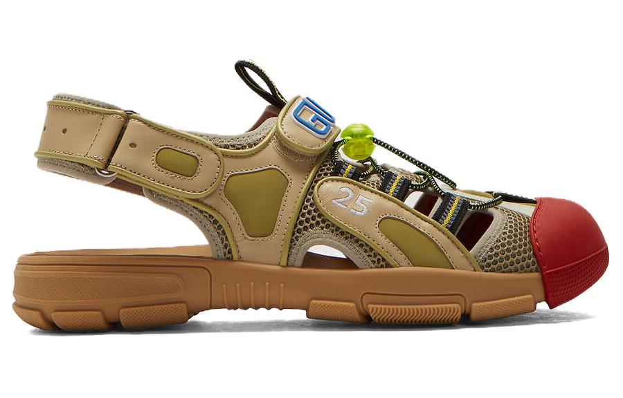 Order 구찌 틴셀 스포츠 샌들 (블랙/골드/레드) 564297-98D30-8485