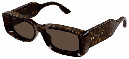 Gucci Tortoise Rectangle Frame Sunglasses Dark Havana/Brown (GG1528S-002-FR) Gucci Tortoise Rectangle Frame Sunglasses Dark Havana/Brown (GG1528S-002-FR)