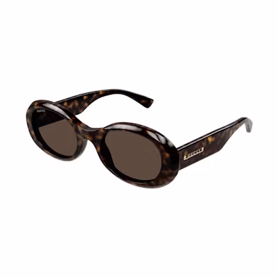 Gucci Tortoise Round Frame Sunglasses Havana/Brown (GG1587S-002-FR)