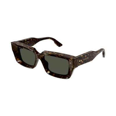 Gucci Tortoise Square Frame Sunglasses Havana/Green (GG1529S-002-FR)