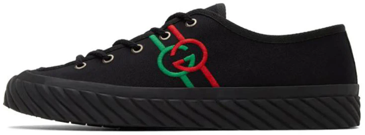 gucci-canvas-low-top-lace-up-sneakers-black-703032-9-arz-0-1000