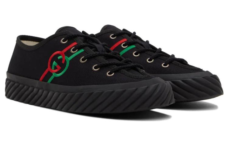Gucci Tortuga Logo Sneaker 'Black' 圖 3