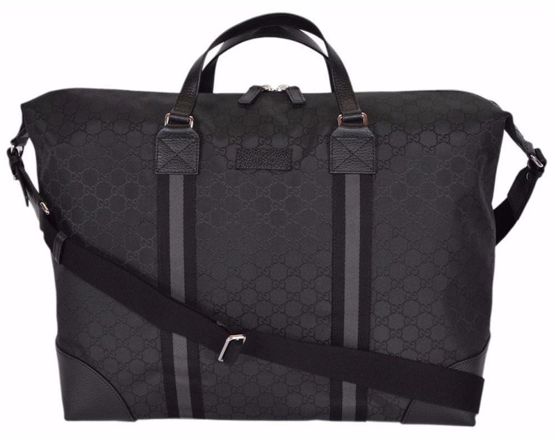 Gucci Travel Duffle Monogram GG Black