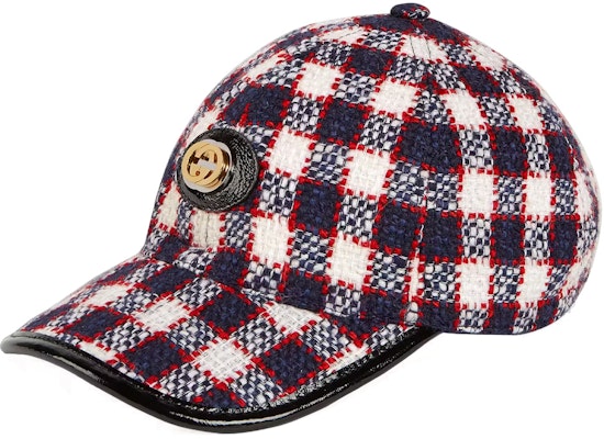구찌 트위드 체크 울 야구 모자 유니섹스 커플 스타일 577822-3HH26-9060 Buy 구찌 트위드 체크 울 야구 모자 유니섹스 커플 스타일 577822-3HH26-9060