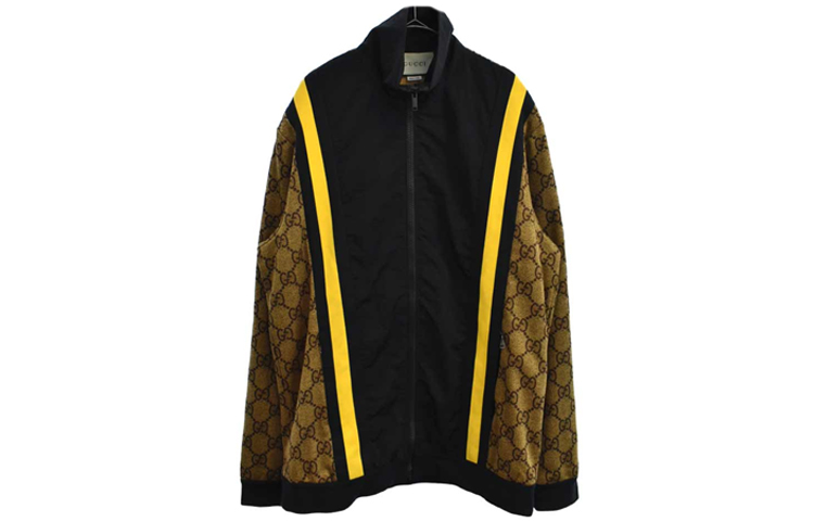 Gucci Two-Tone GG Logo Print Jacket - Yellow 545533-XJAC8-2082