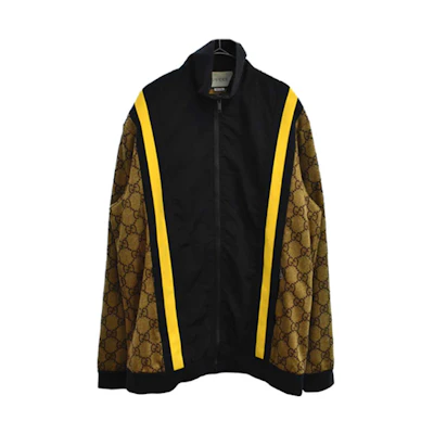 Gucci Two-Tone GG Logo Print Jacket - Yellow 545533-XJAC8-2082