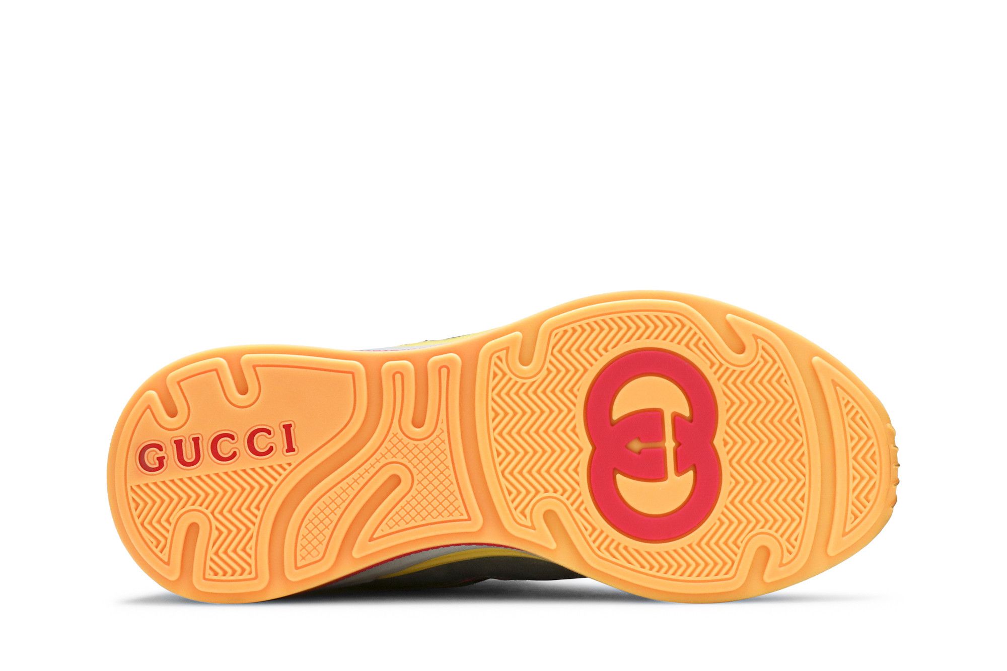 Shop GUCCI 古馳 G Line Logo絨面革網眼運動鞋 綠色