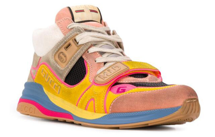 Shop Gucci Ultrapace Mid 'Kuning Multi' 598132-0PVX0-5763