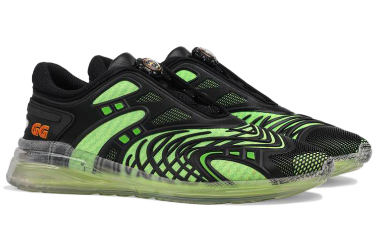 Lookbook 구찌 울트라페이스 R '블랙 그린' 620337-2ET10-8761